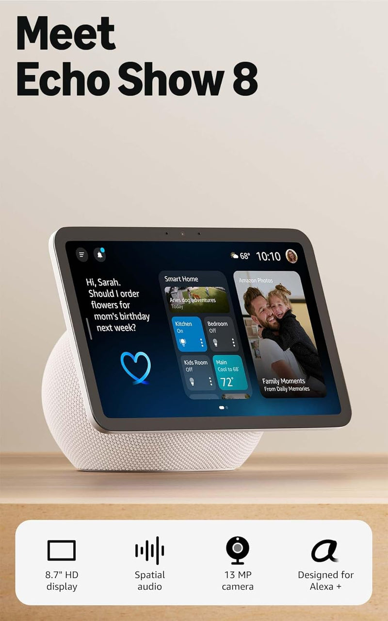 Amazon Echo Show 8 Gen 4 (newest model)