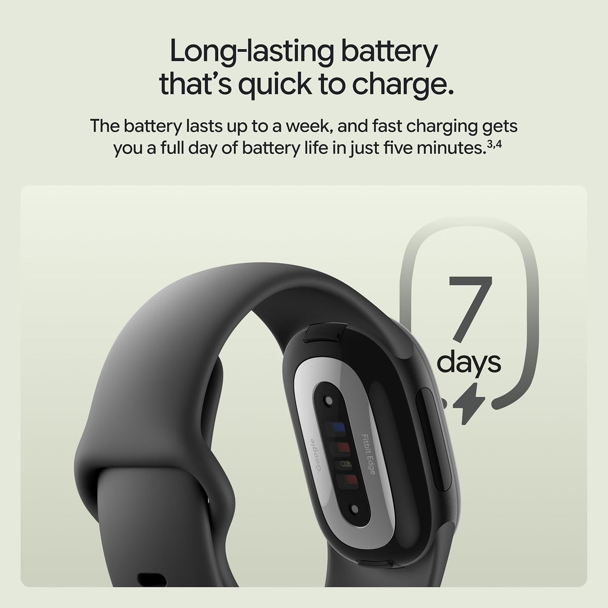 Google Fitbit Edge (Olive/Satin Pyrite)