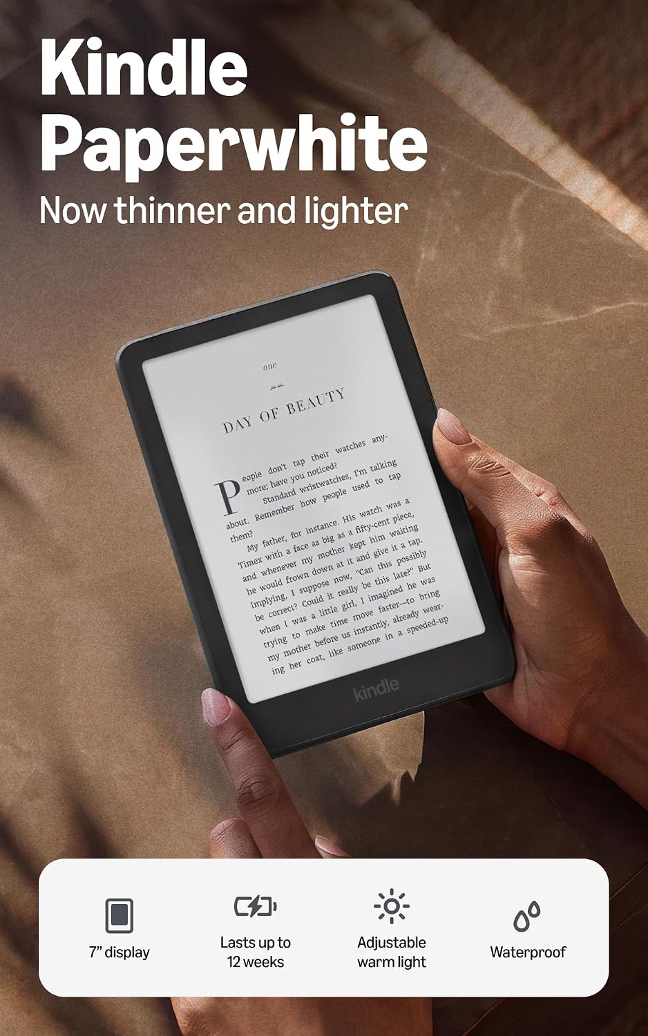Amazon Kindle Paperwhite 16GB (newest model 2026)