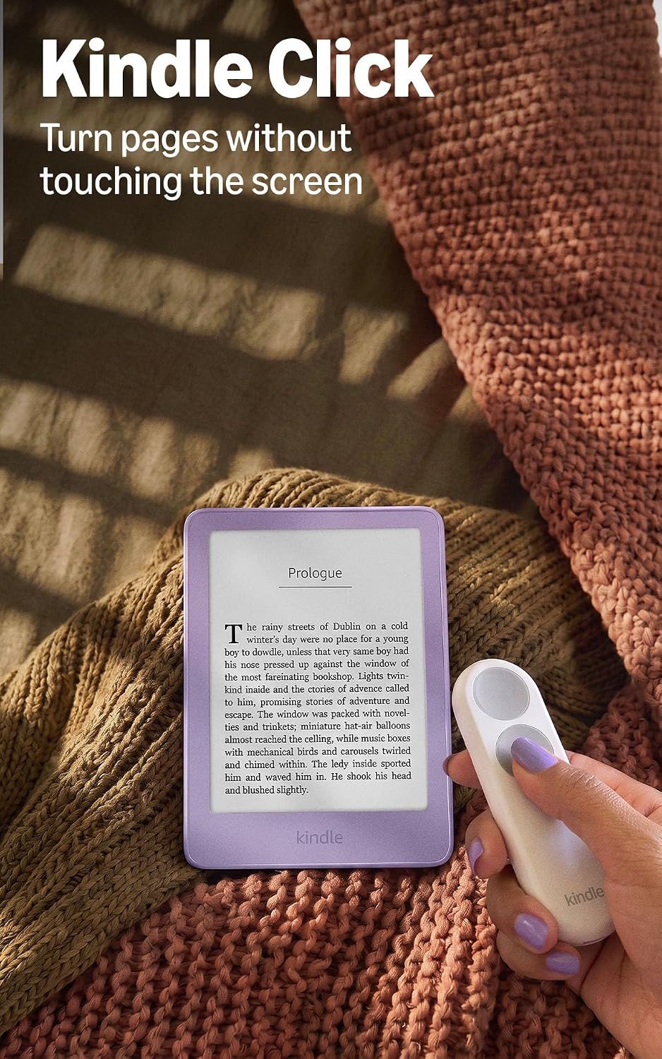 Amazon Kindle Click - Bluetooth Page-Turner Remote for Kindle Devices (2024 Release and Onward)