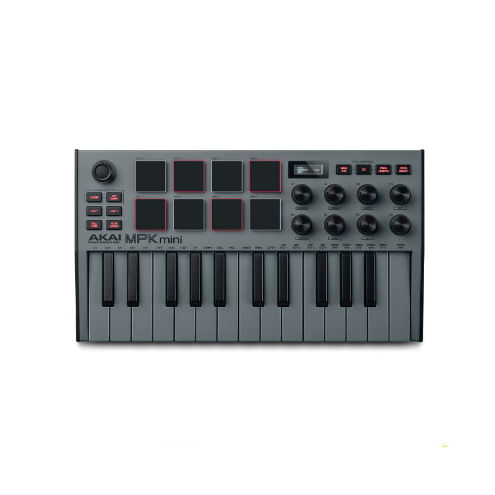 【美品】AKAI MPK mini MK3 製品情報：MPK mini MK3 RED：AKAI professional