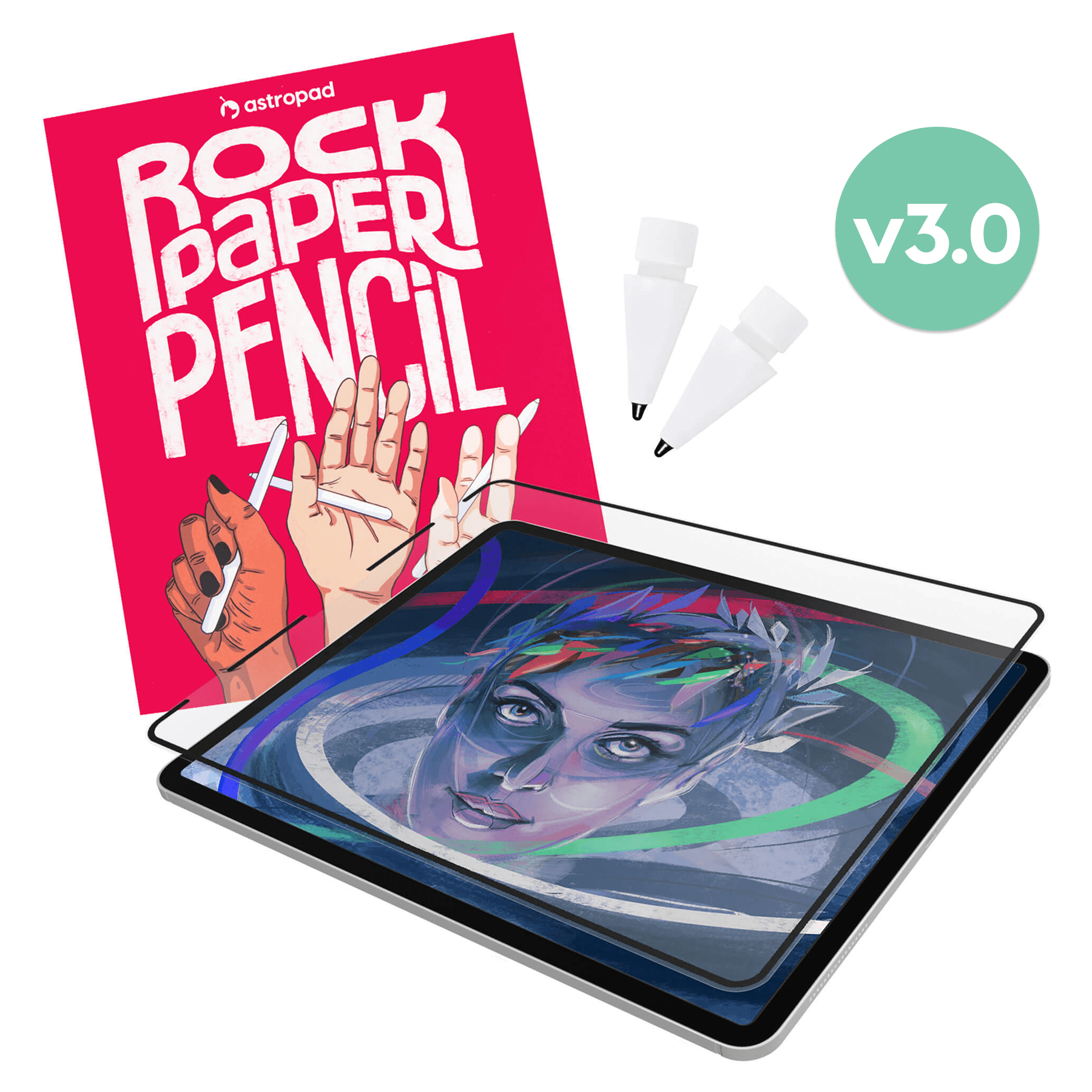 Rock Paper Pencil v3.0 — iPad Paper Screen Protector