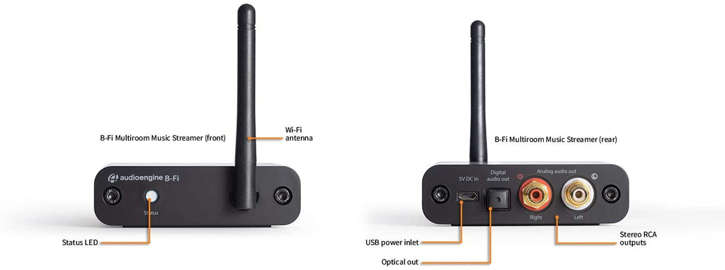 Audioengine B-Fi Multiroom Music Streamer - view 3