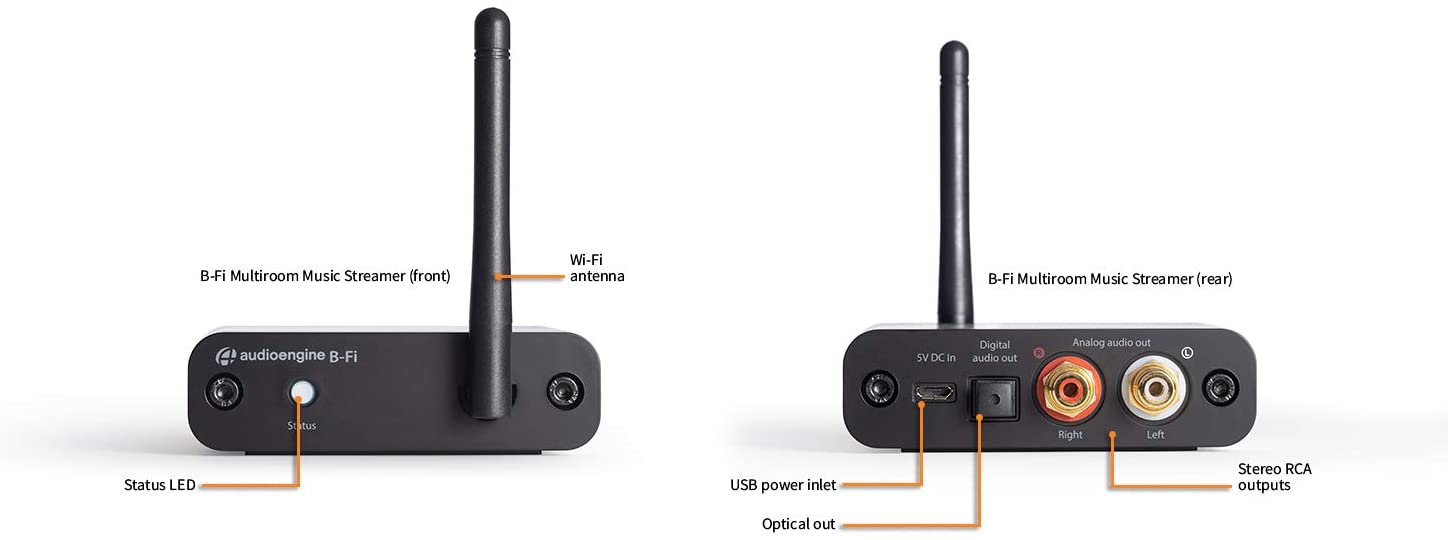 Audioengine B-Fi Multiroom Music Streamer - view 3