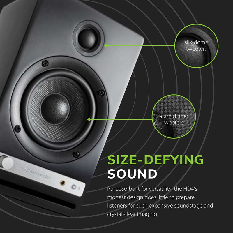 Audioengine : HD4 Wireless (Pair)
