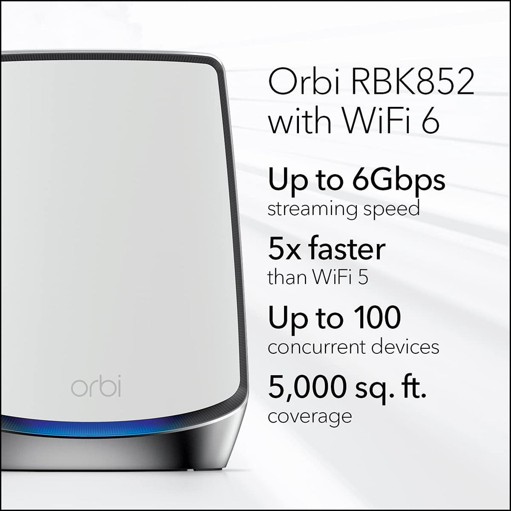Orbi Mesh WiFi 6 System AX6000 (RBK853) - view 2