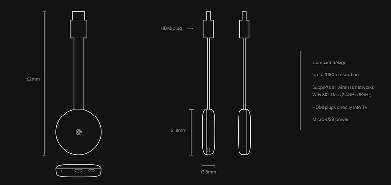 Google Chromecast 3rd Gen
