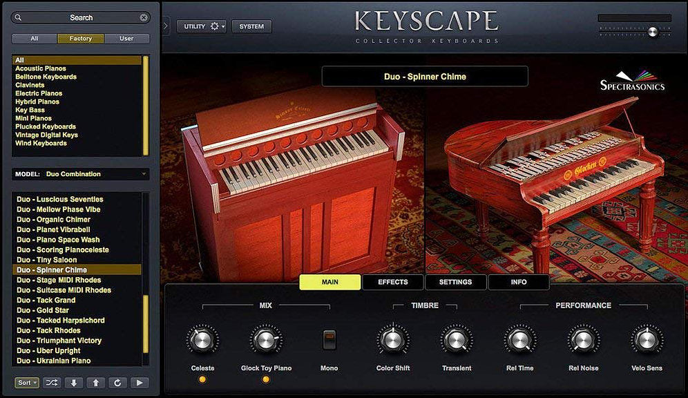 DTM・DAW KEYSCAPE COLLECTOR KEYBOARDS Spectrasonics Keyscape Collector Keyboards – GROOV : Creative