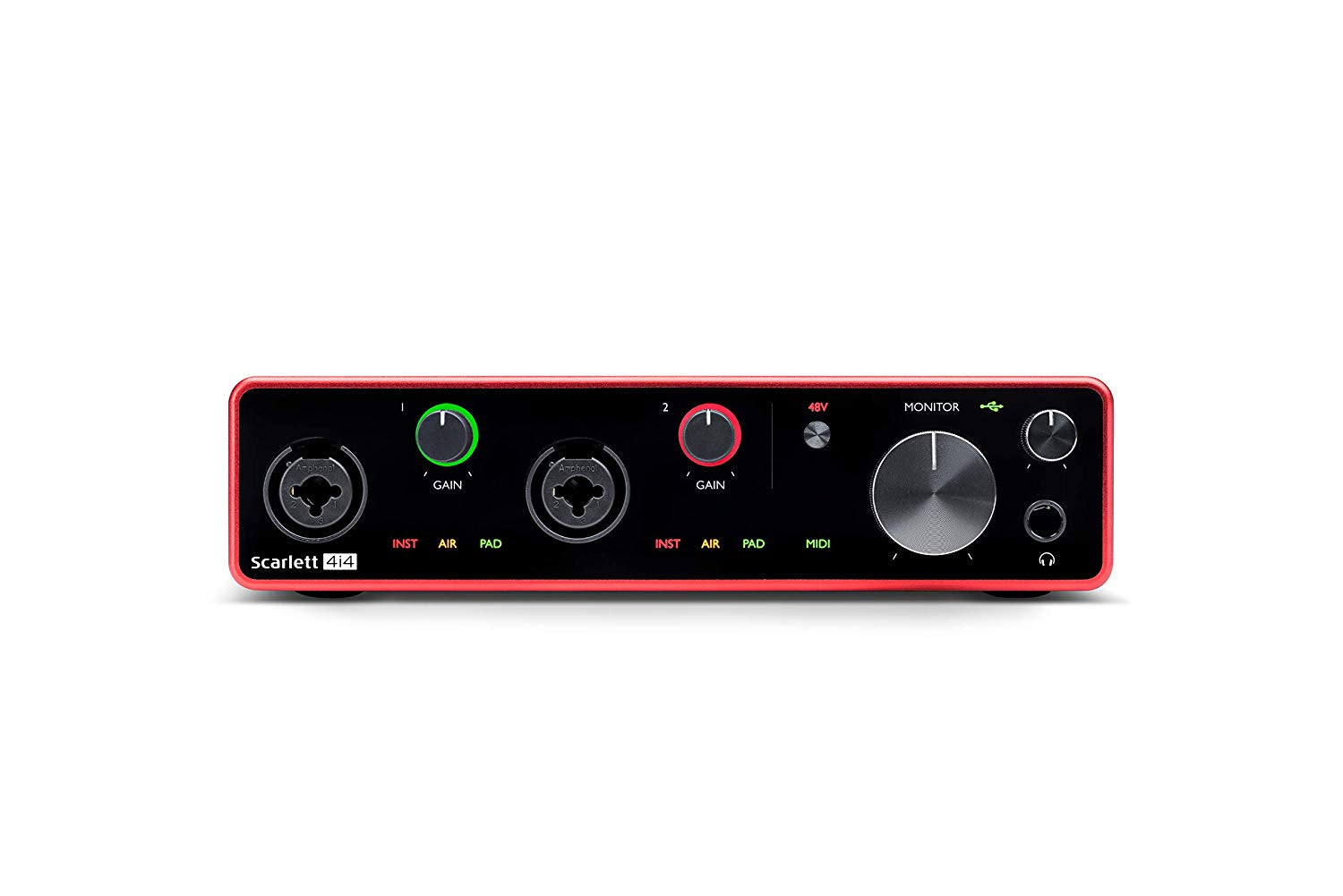 Focusrite : Scarlett 4i4 (Gen 3) - view 3