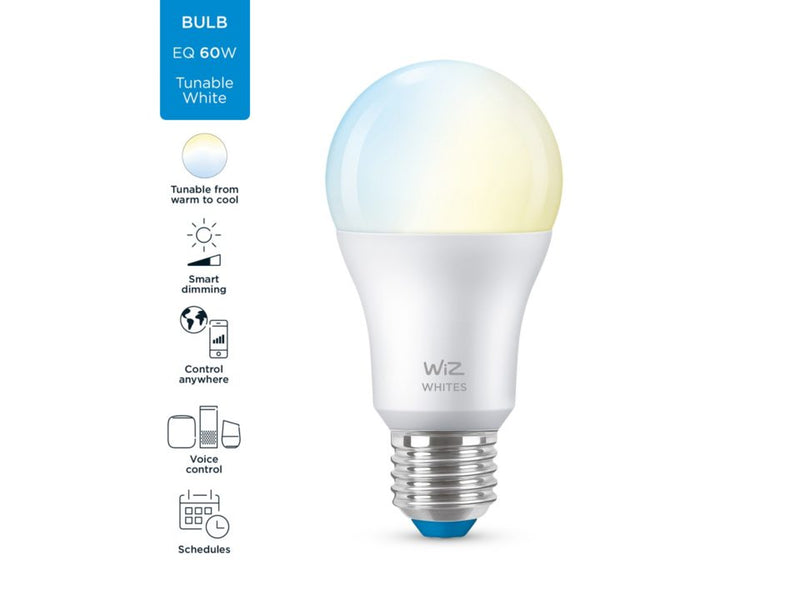 Wiz Single Bulb Tunable White 9W A60