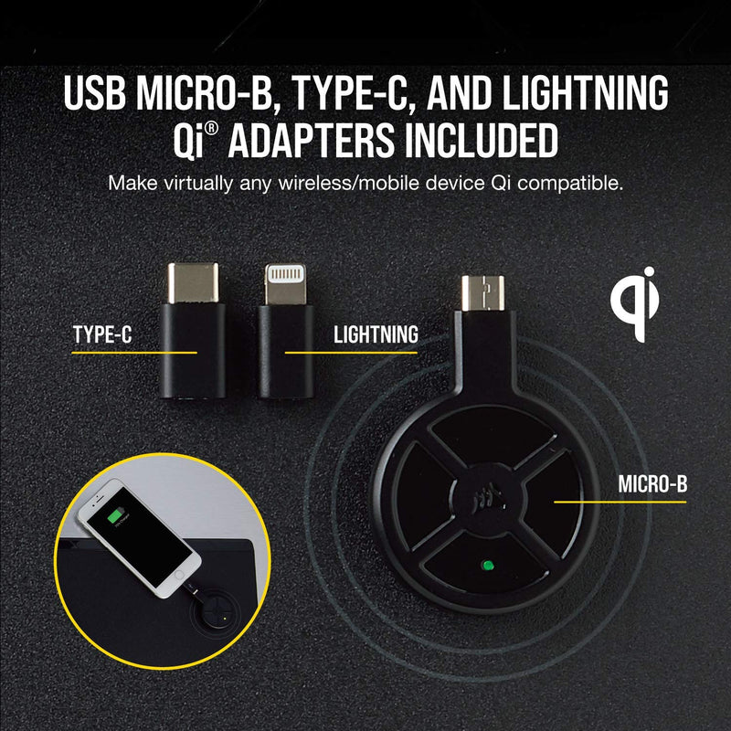 CORSAIR: MM1000 Qi Wireless Charging Mouse Pad