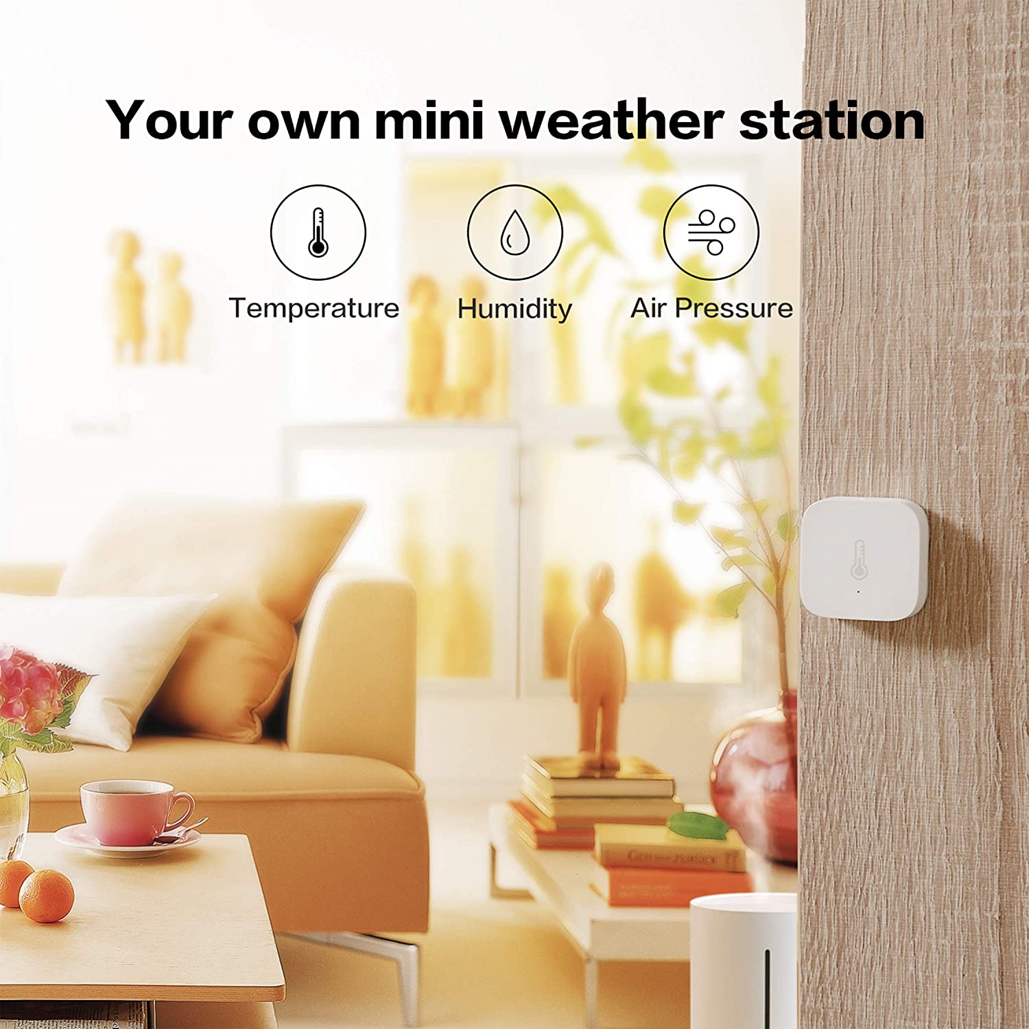 Aqara Temperature and Humidity Sensor - view 3