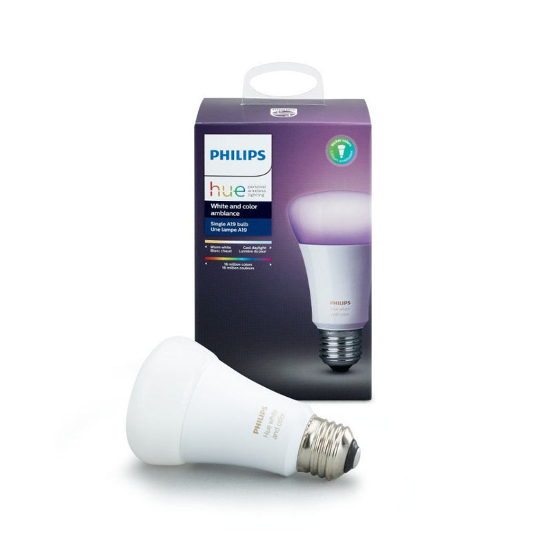 Philips Hue White and Colour Ambiance Single Bulb 9W A60 E27
