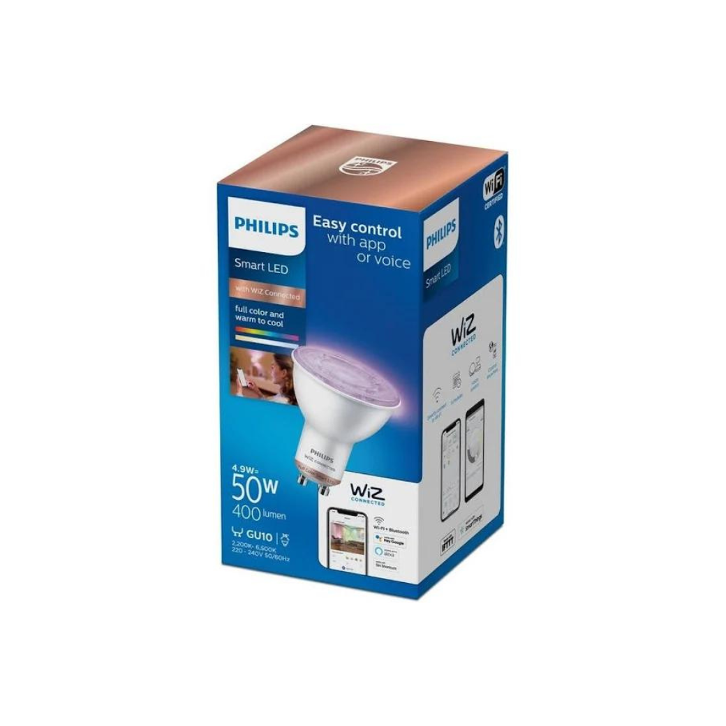 Philips Wiz Smart LED 4.9W GU10 RGB