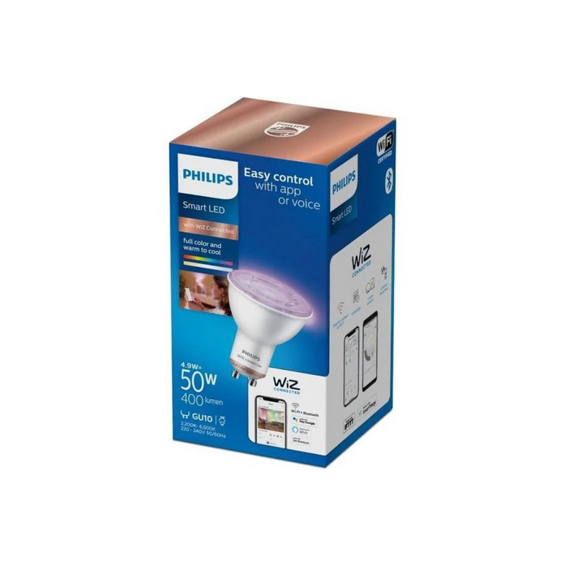 Philips Wiz Smart LED 4.9W GU10 RGB