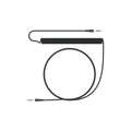 Teenage Engineering 4-pole audio cable curly 1200 mm